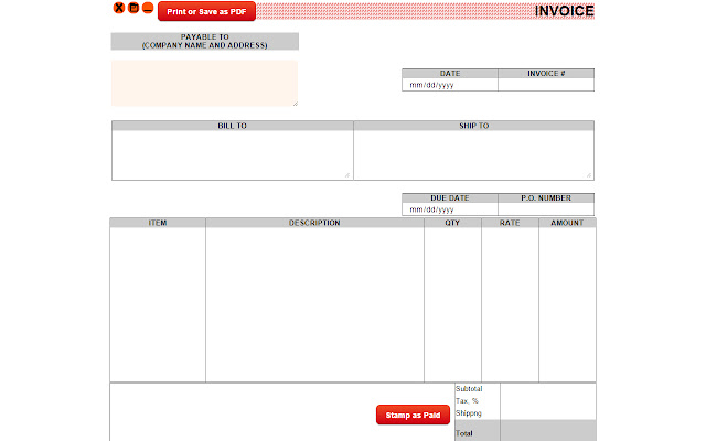 Qlip Invoices and Purchase Orders from Chrome web store to be run with OffiDocs Chromium online Qlip Invoices and Purchase Orders from Chrome web store to be run with OffiDocs Chromium online