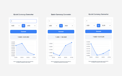 Quick Currency Converter from Chrome web store to be run with OffiDocs Chromium online Quick Currency Converter from Chrome web store to be run with OffiDocs Chromium online
