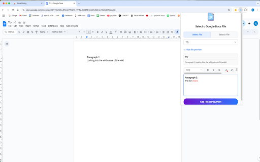 QuickDocs: Write Faster in Google Docs from Chrome web store to be run with OffiDocs Chromium online QuickDocs: Write Faster in Google Docs from Chrome web store to be run with OffiDocs Chromium online
