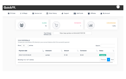 QuickPR from Chrome web store to be run with OffiDocs Chromium online QuickPR from Chrome web store to be run with OffiDocs Chromium online