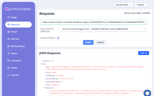 QuickScraper from Chrome web store to be run with OffiDocs Chromium online QuickScraper from Chrome web store to be run with OffiDocs Chromium online
