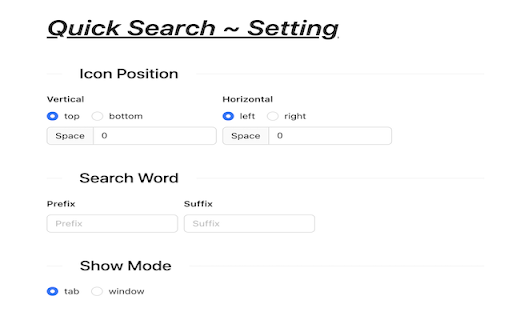 QuickSearch from Chrome web store to be run with OffiDocs Chromium online QuickSearch from Chrome web store to be run with OffiDocs Chromium online