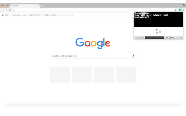QuickTeX from Chrome web store to be run with OffiDocs Chromium online QuickTeX from Chrome web store to be run with OffiDocs Chromium online