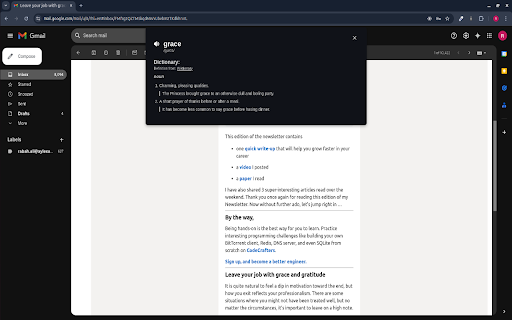 Quick Word Definition from Chrome web store to be run with OffiDocs Chromium online Quick Word Definition from Chrome web store to be run with OffiDocs Chromium online