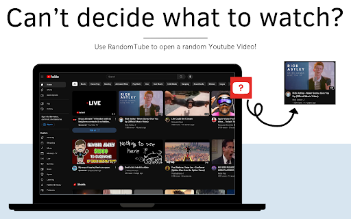RandomTube from Chrome web store to be run with OffiDocs Chromium online RandomTube from Chrome web store to be run with OffiDocs Chromium online