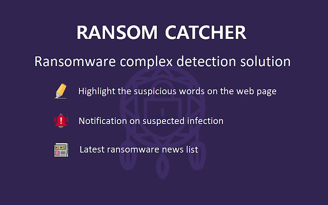 RansomCatcher from Chrome web store to be run with OffiDocs Chromium online RansomCatcher from Chrome web store to be run with OffiDocs Chromium online