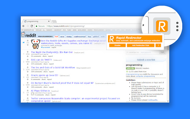 Rapid Redirector from Chrome web store to be run with OffiDocs Chromium online Rapid Redirector from Chrome web store to be run with OffiDocs Chromium online
