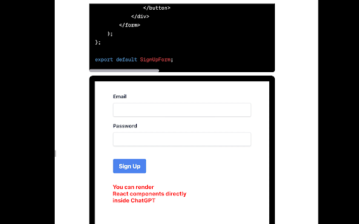 React in ChatGPT from Chrome web store to be run with OffiDocs Chromium online React in ChatGPT from Chrome web store to be run with OffiDocs Chromium online