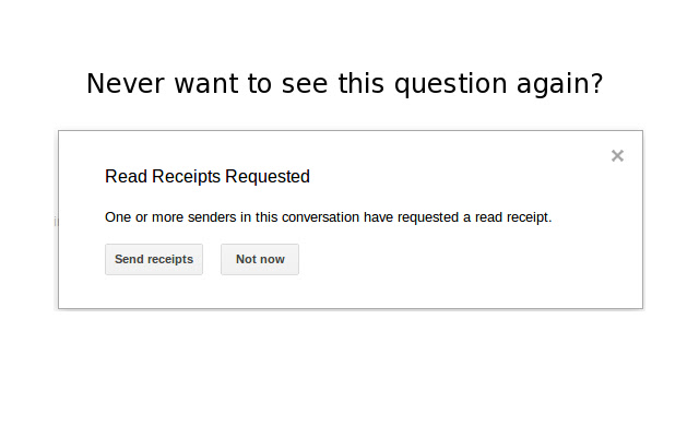 Read Receipt Decliner from Chrome web store to be run with OffiDocs Chromium online Read Receipt Decliner from Chrome web store to be run with OffiDocs Chromium online