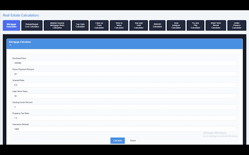 Real Estate Deal Analyzer from Chrome web store to be run with OffiDocs Chromium online Real Estate Deal Analyzer from Chrome web store to be run with OffiDocs Chromium online