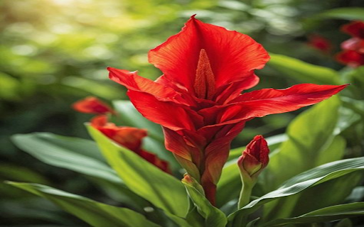 Red canna flower wallpaper from Chrome web store to be run with OffiDocs Chromium online Red canna flower wallpaper from Chrome web store to be run with OffiDocs Chromium online