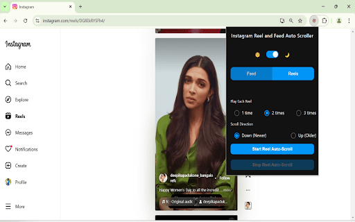Reel and Feed Auto Scroller from Chrome web store to be run with OffiDocs Chromium online Reel and Feed Auto Scroller from Chrome web store to be run with OffiDocs Chromium online