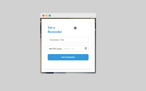 Reminder Extension from Chrome web store to be run with OffiDocs Chromium online Reminder Extension from Chrome web store to be run with OffiDocs Chromium online