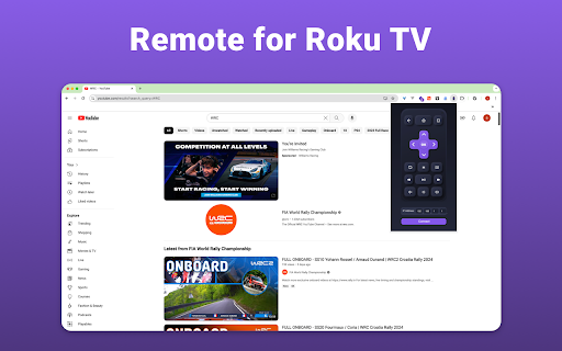 Remote Control for TV from Chrome web store to be run with OffiDocs Chromium online Remote Control for TV from Chrome web store to be run with OffiDocs Chromium online
