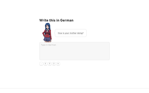 Replace Duolingo cartoons with anime girls from Chrome web store to be run with OffiDocs Chromium online Replace Duolingo cartoons with anime girls from Chrome web store to be run with OffiDocs Chromium online