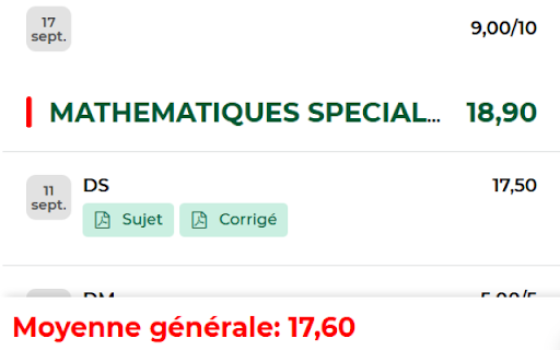 Return Pronote Average from Chrome web store to be run with OffiDocs Chromium online Return Pronote Average from Chrome web store to be run with OffiDocs Chromium online