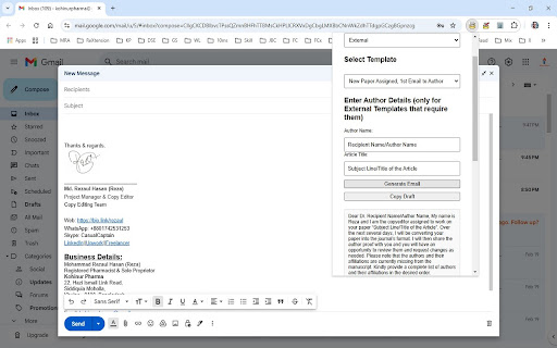 RezarMail Template Generator v3 DSCG (Free Version) from Chrome web store to be run with OffiDocs Chromium online RezarMail Template Generator v3 DSCG (Free Version) from Chrome web store to be run with OffiDocs Chromium online