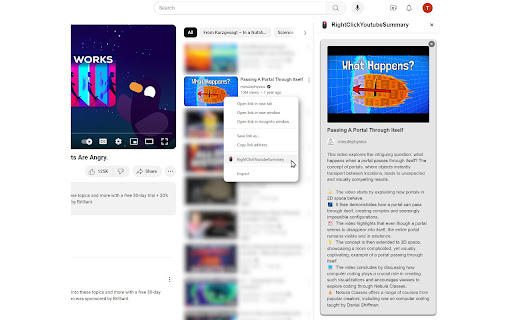 RightClickYoutubeSummary from Chrome web store to be run with OffiDocs Chromium online RightClickYoutubeSummary from Chrome web store to be run with OffiDocs Chromium online
