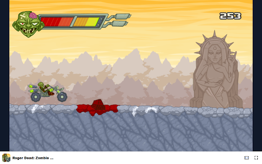 Roger Dead: Zombie Biker Perform tricks and avoid obstacles! from Chrome web store to be run with OffiDocs Chromium online Roger Dead: Zombie Biker Perform tricks and avoid obstacles! from Chrome web store to be run with OffiDocs Chromium online
