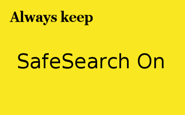 SafeSearch On from Chrome web store to be run with OffiDocs Chromium online SafeSearch On from Chrome web store to be run with OffiDocs Chromium online