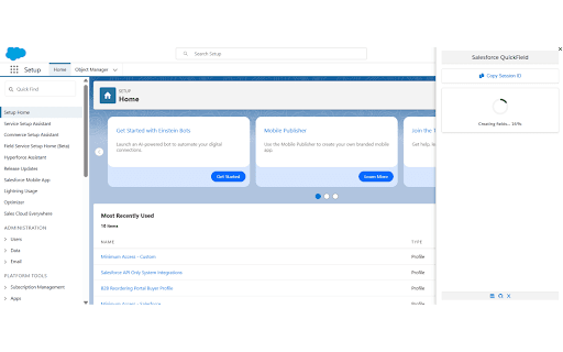 Salesforce QuickField from Chrome web store to be run with OffiDocs Chromium online Salesforce QuickField from Chrome web store to be run with OffiDocs Chromium online