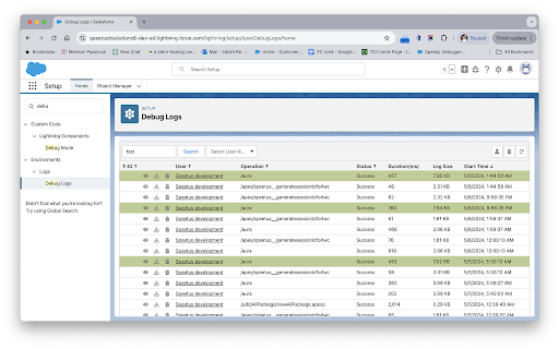 Salesforce Speedy Debugger from Chrome web store to be run with OffiDocs Chromium online Salesforce Speedy Debugger from Chrome web store to be run with OffiDocs Chromium online