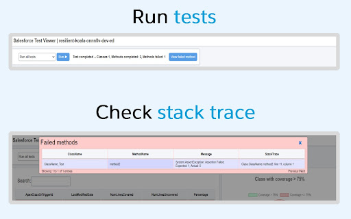 Salesforce Test Viewer from Chrome web store to be run with OffiDocs Chromium online Salesforce Test Viewer from Chrome web store to be run with OffiDocs Chromium online