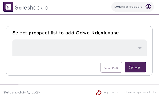 Saleshack.io Extension from Chrome web store to be run with OffiDocs Chromium online Saleshack.io Extension from Chrome web store to be run with OffiDocs Chromium online