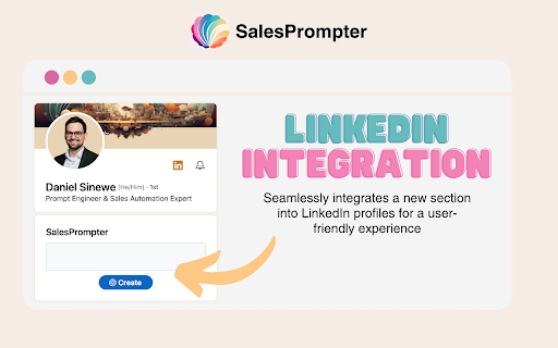 SalesPrompter | ChatGPT™ for LinkedIn™ from Chrome web store to be run with OffiDocs Chromium online SalesPrompter | ChatGPT™ for LinkedIn™ from Chrome web store to be run with OffiDocs Chromium online