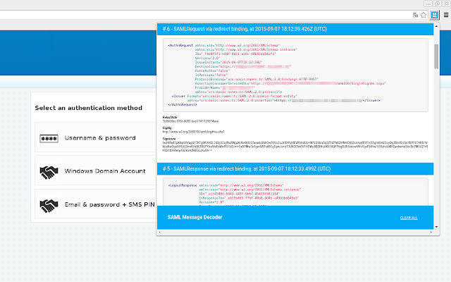 SAML Message Decoder from Chrome web store to be run with OffiDocs Chromium online SAML Message Decoder from Chrome web store to be run with OffiDocs Chromium online