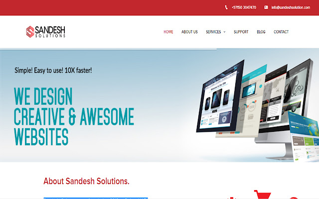 Sandesh Solutions from Chrome web store to be run with OffiDocs Chromium online Sandesh Solutions from Chrome web store to be run with OffiDocs Chromium online