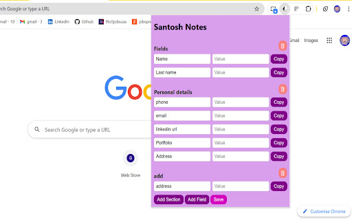 Santosh Copy from Chrome web store to be run with OffiDocs Chromium online Santosh Copy from Chrome web store to be run with OffiDocs Chromium online