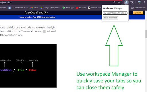 Save Tabs Extension from Chrome web store to be run with OffiDocs Chromium online Save Tabs Extension from Chrome web store to be run with OffiDocs Chromium online