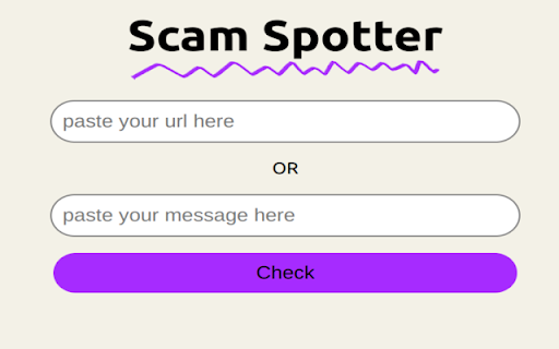 Scam Spotter from Chrome web store to be run with OffiDocs Chromium online Scam Spotter from Chrome web store to be run with OffiDocs Chromium online