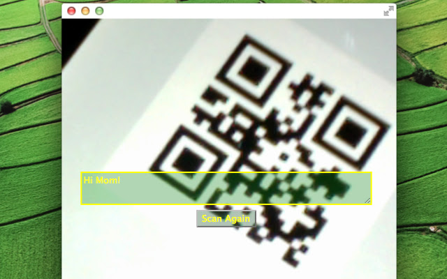 ScanQR from Chrome web store to be run with OffiDocs Chromium online ScanQR from Chrome web store to be run with OffiDocs Chromium online