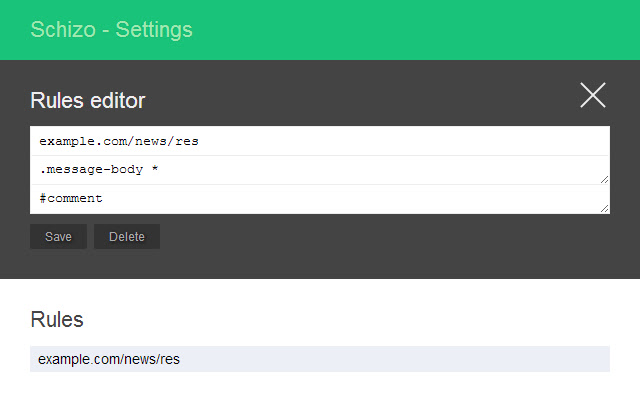 Schizo from Chrome web store to be run with OffiDocs Chromium online Schizo from Chrome web store to be run with OffiDocs Chromium online