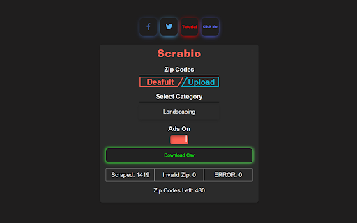 Scrabio from Chrome web store to be run with OffiDocs Chromium online Scrabio from Chrome web store to be run with OffiDocs Chromium online