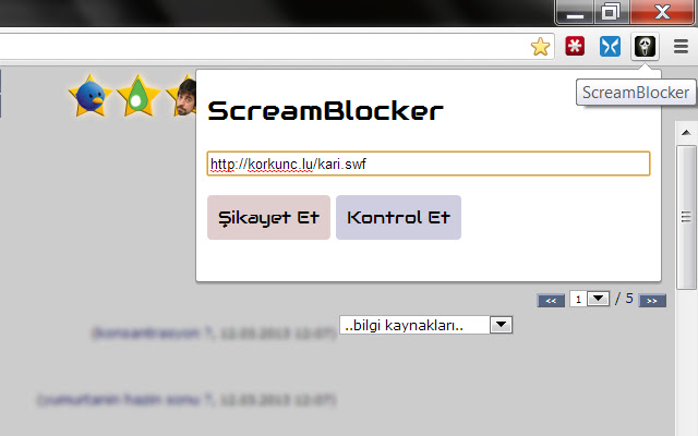 ScreamBlocker from Chrome web store to be run with OffiDocs Chromium online ScreamBlocker from Chrome web store to be run with OffiDocs Chromium online