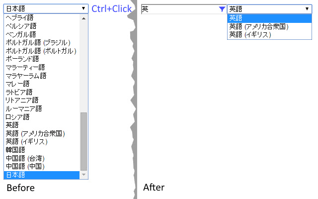 Select box filter from Chrome web store to be run with OffiDocs Chromium online Select box filter from Chrome web store to be run with OffiDocs Chromium online