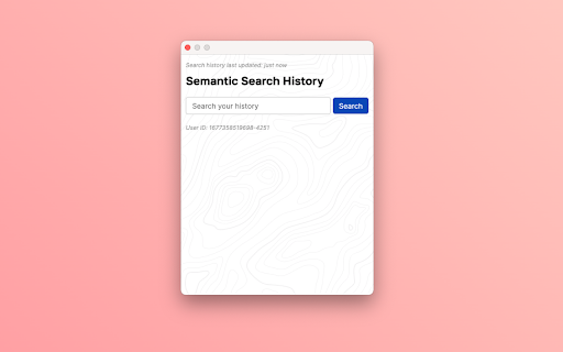 Semantic Search History from Chrome web store to be run with OffiDocs Chromium online Semantic Search History from Chrome web store to be run with OffiDocs Chromium online