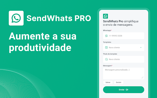 SendWhats PRO from Chrome web store to be run with OffiDocs Chromium online SendWhats PRO from Chrome web store to be run with OffiDocs Chromium online