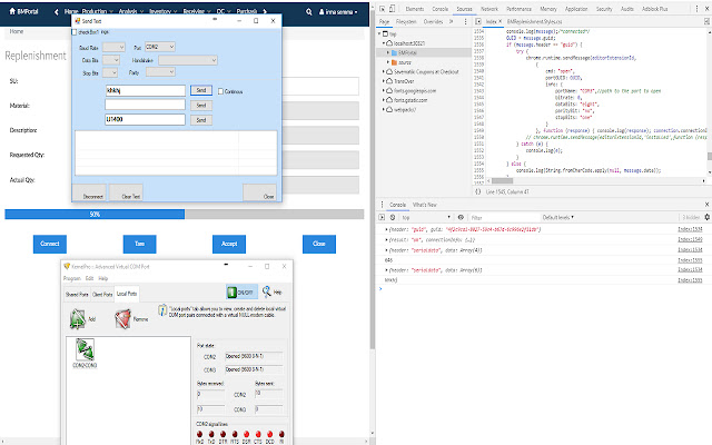 Serial Port Interface from Chrome web store to be run with OffiDocs Chromium online Serial Port Interface from Chrome web store to be run with OffiDocs Chromium online