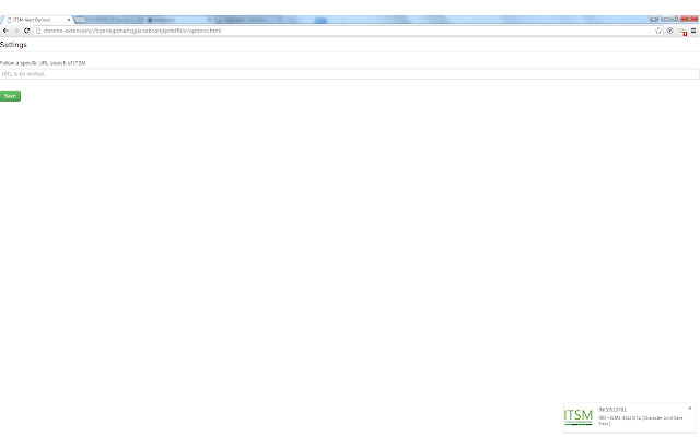 ServiceNow Alert from Chrome web store to be run with OffiDocs Chromium online ServiceNow Alert from Chrome web store to be run with OffiDocs Chromium online