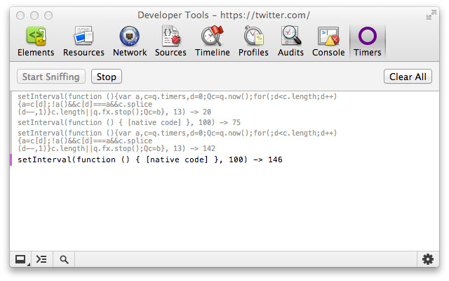 setInterval sniffer from Chrome web store to be run with OffiDocs Chromium online setInterval sniffer from Chrome web store to be run with OffiDocs Chromium online