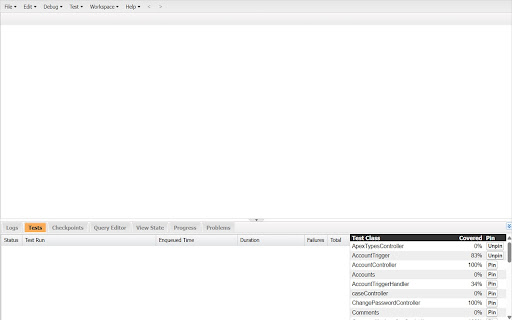 SF Test Console from Chrome web store to be run with OffiDocs Chromium online SF Test Console from Chrome web store to be run with OffiDocs Chromium online