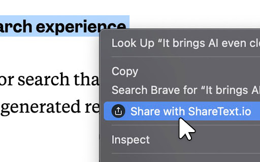 ShareText.io Instant Text Sharing via URL from Chrome web store to be run with OffiDocs Chromium online ShareText.io Instant Text Sharing via URL from Chrome web store to be run with OffiDocs Chromium online