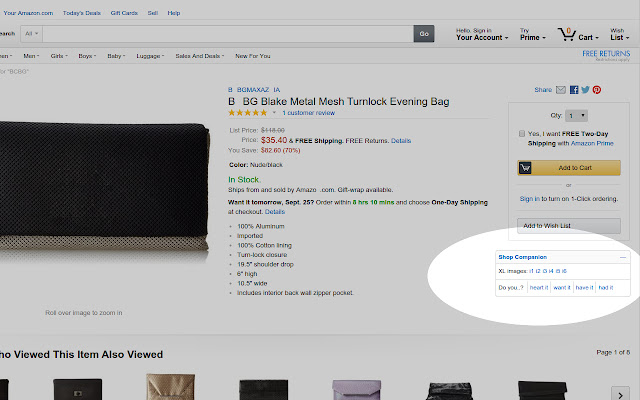 Shop Companion from Chrome web store to be run with OffiDocs Chromium online Shop Companion from Chrome web store to be run with OffiDocs Chromium online