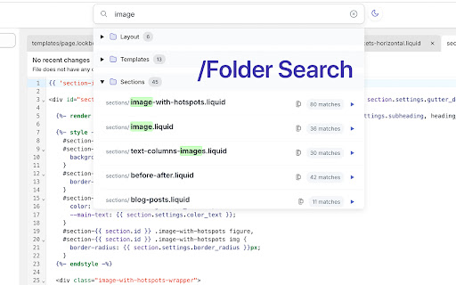 Shopify Code / Theme Search Free Fast from Chrome web store to be run with OffiDocs Chromium online Shopify Code / Theme Search Free Fast from Chrome web store to be run with OffiDocs Chromium online