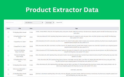 Shopify Product Extractor from Chrome web store to be run with OffiDocs Chromium online Shopify Product Extractor from Chrome web store to be run with OffiDocs Chromium online