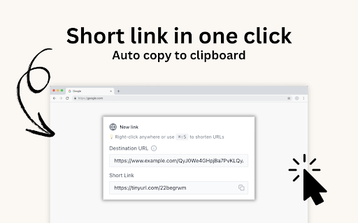 Short Link Generator from Chrome web store to be run with OffiDocs Chromium online Short Link Generator from Chrome web store to be run with OffiDocs Chromium online